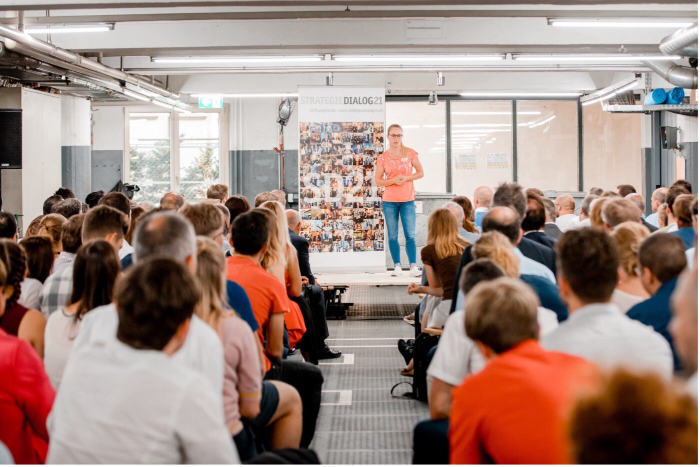 Ariella Käslin am Anlass des StrategieDialog21